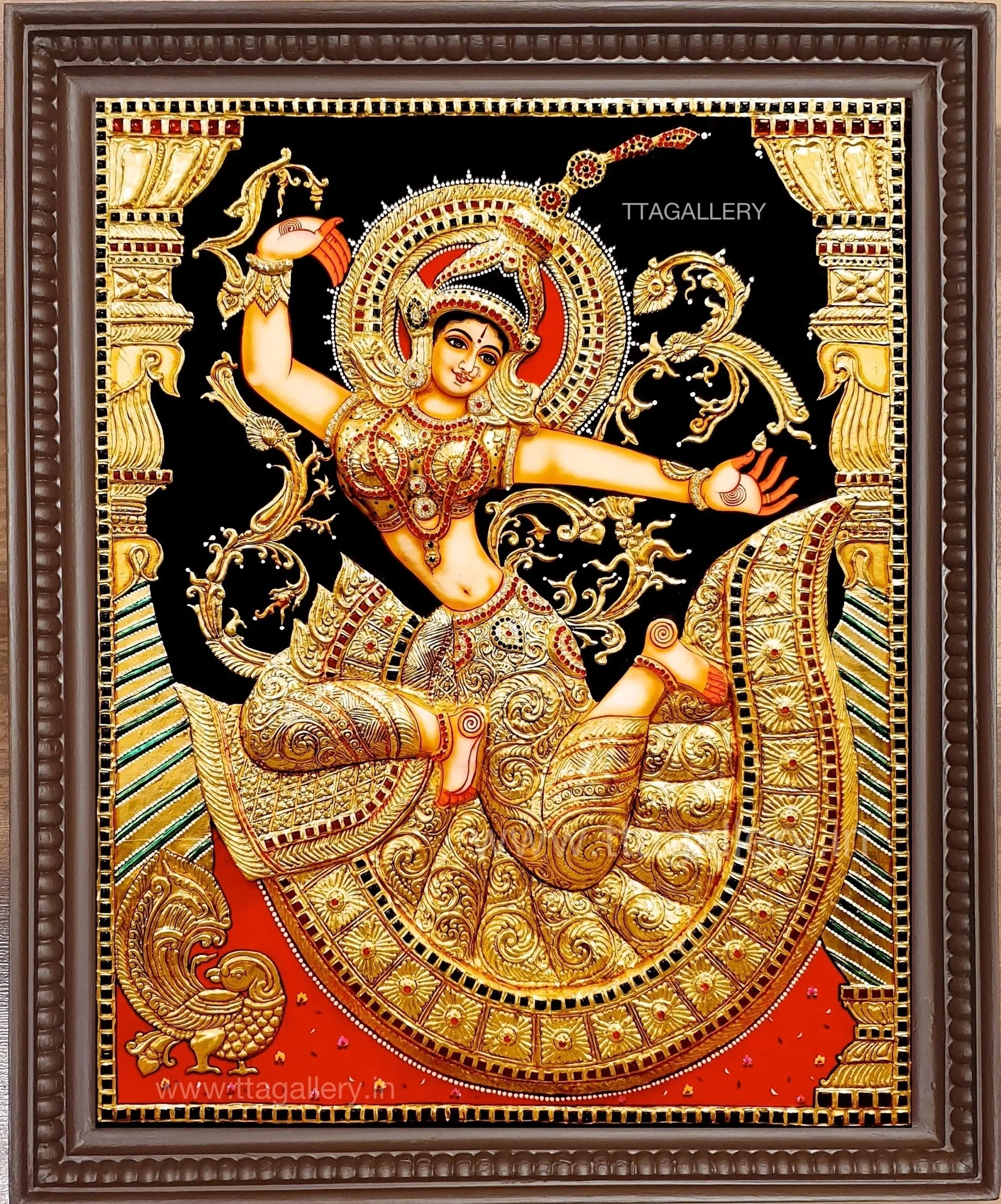 3D Indonesia Seetha Tanjore Painting