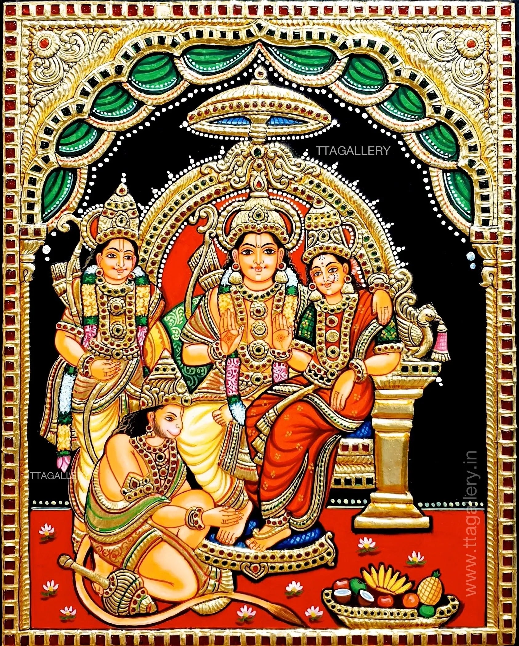 Kothanda Ramar Tanjore Painting