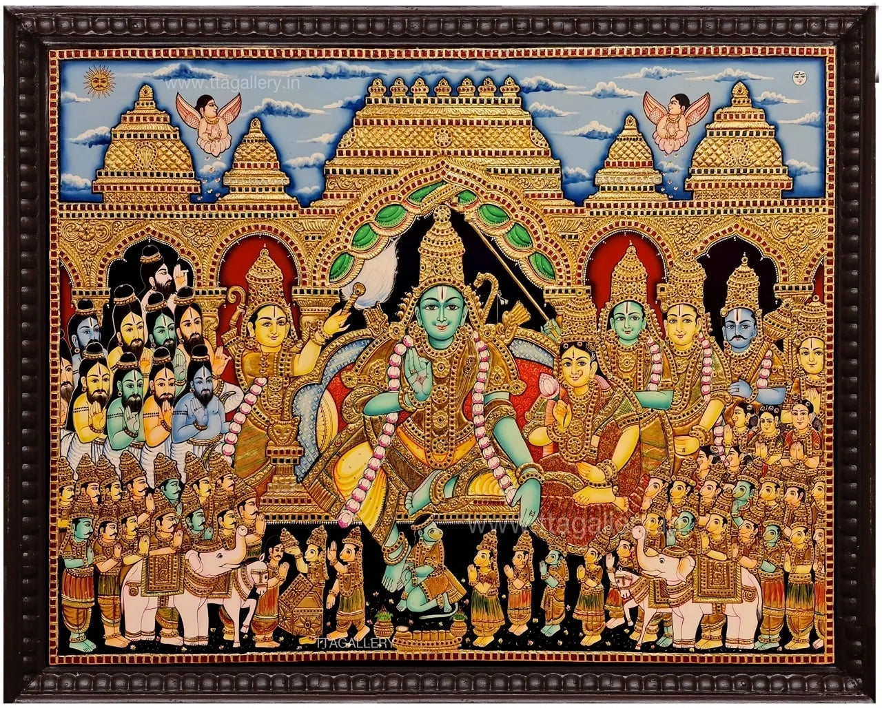 Ramar Pattabishegam - Traditional Tanjore Painting