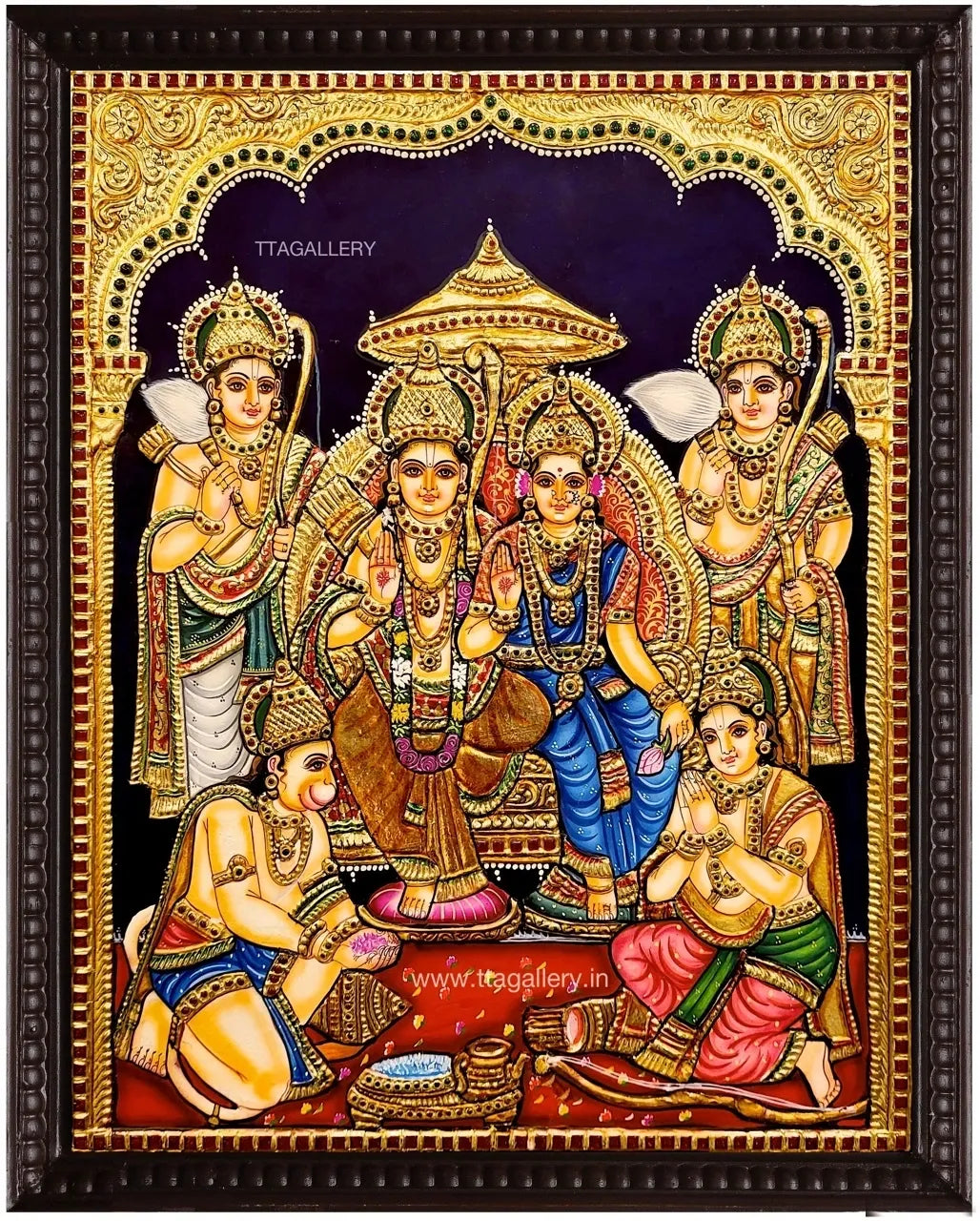 Kodandaramar Traditional Tanjore Painting