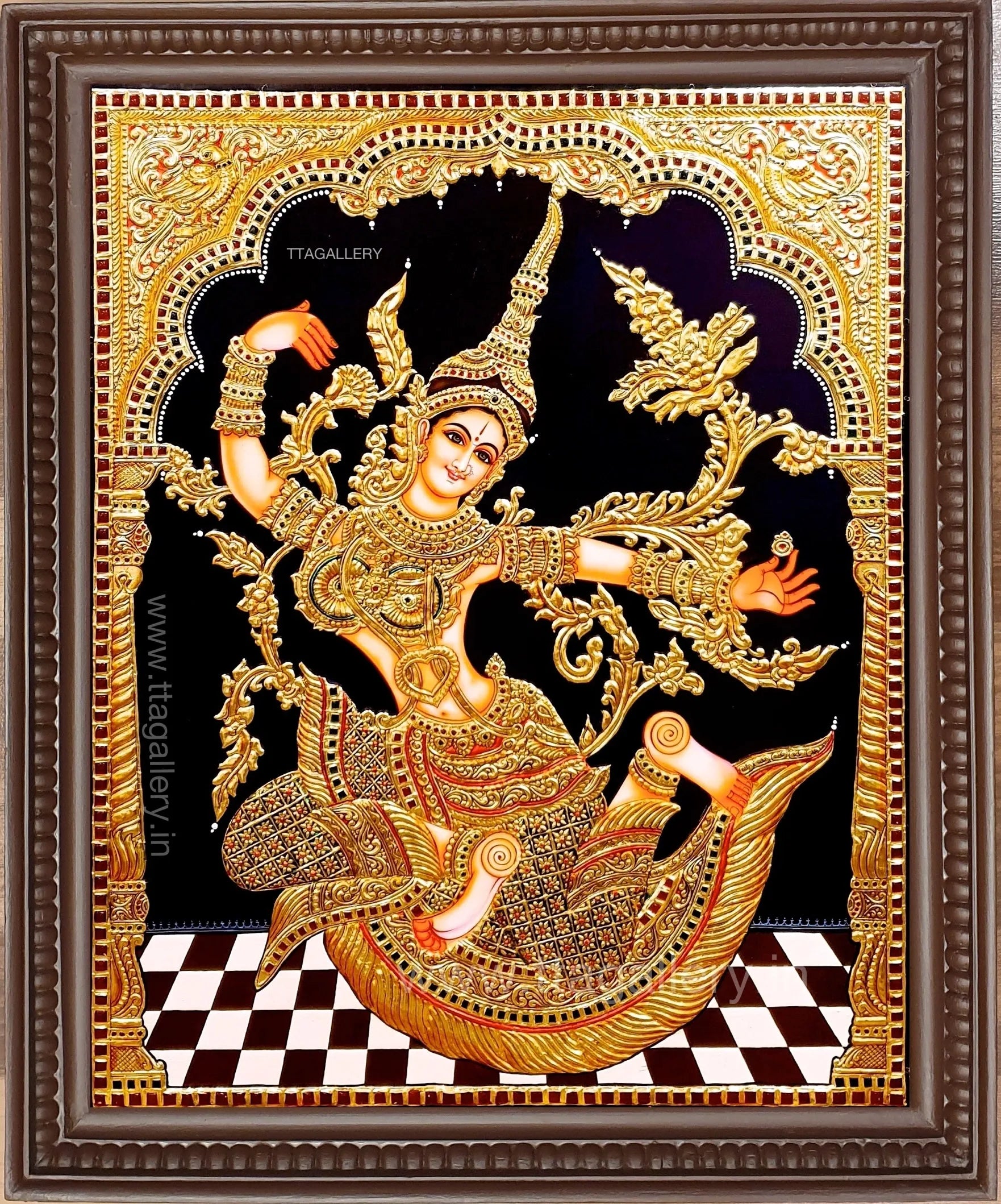 Indonesia Sita Tanjore Painting
