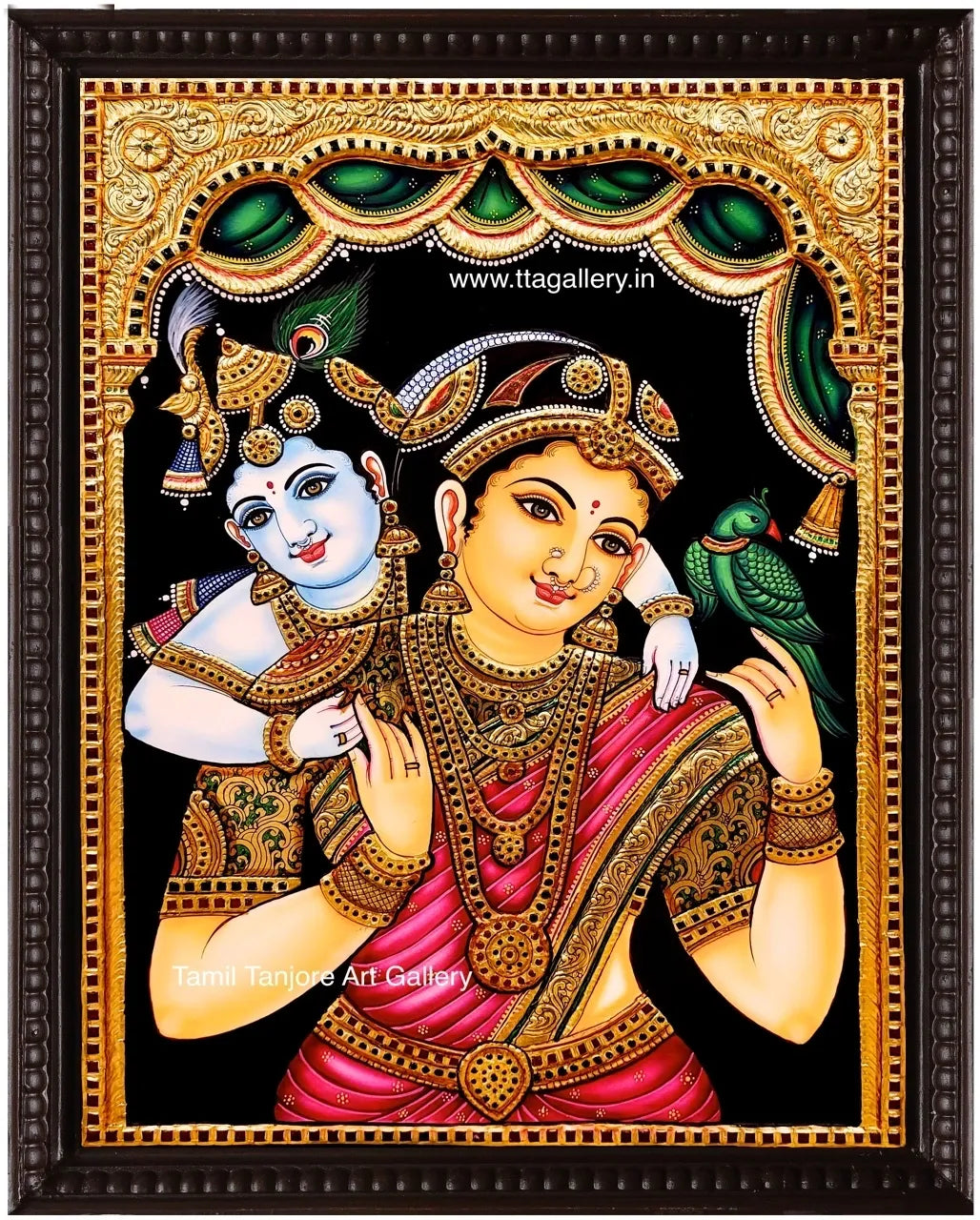 Yasodhakanna Traditional Tanjore Painting