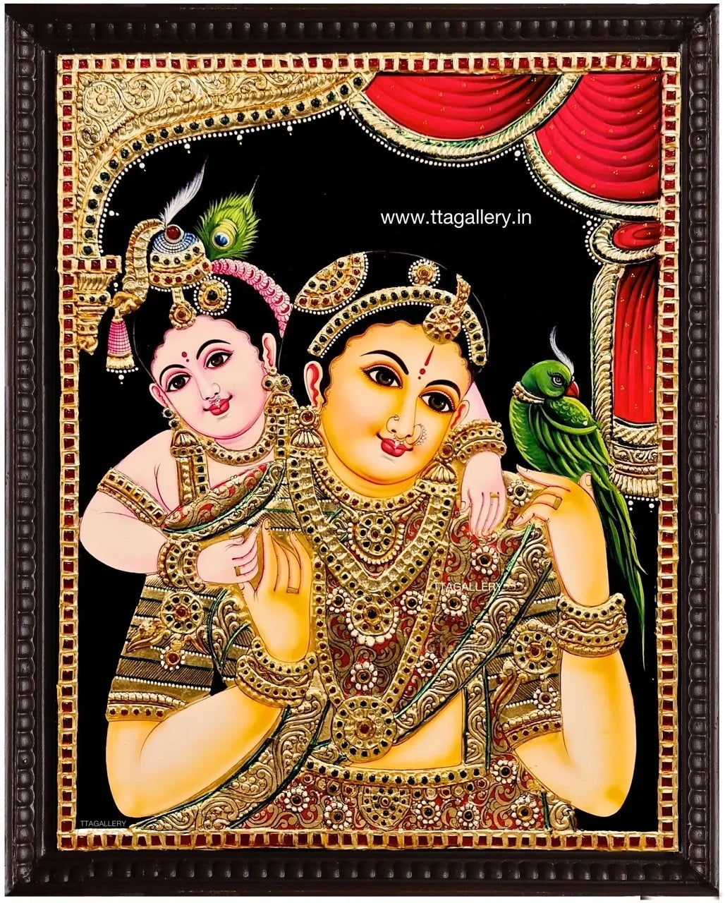 Yasodha Kannan Tanjore Painting